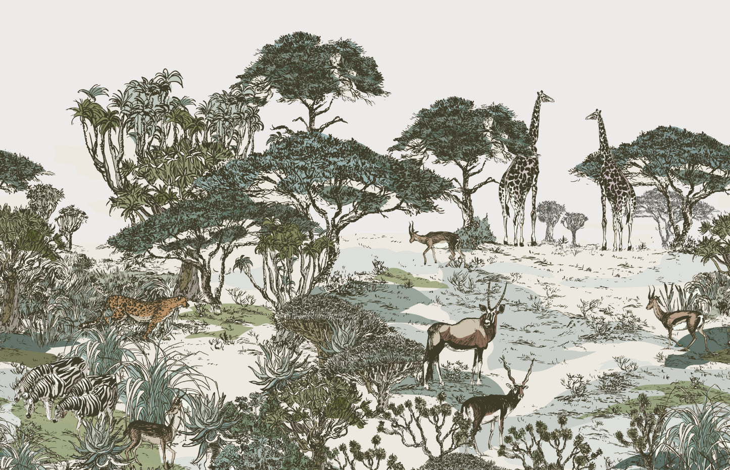 Paisaje mundo animal