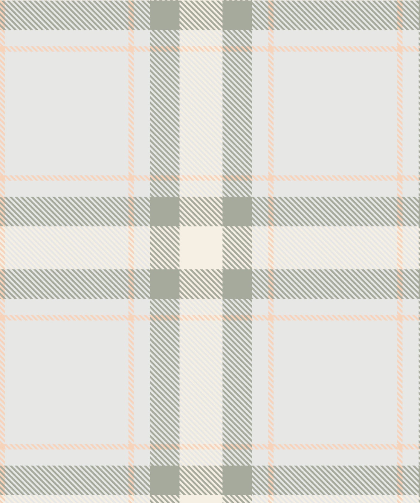 Escocés verde y naranja