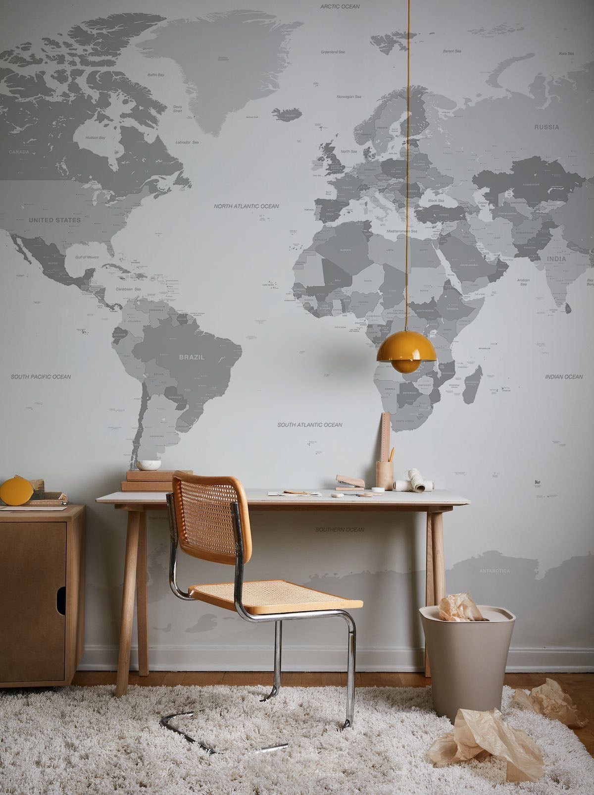 Mapa mundi países/ciudades