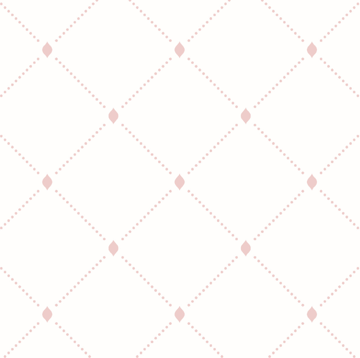Rombos y puntos rosa