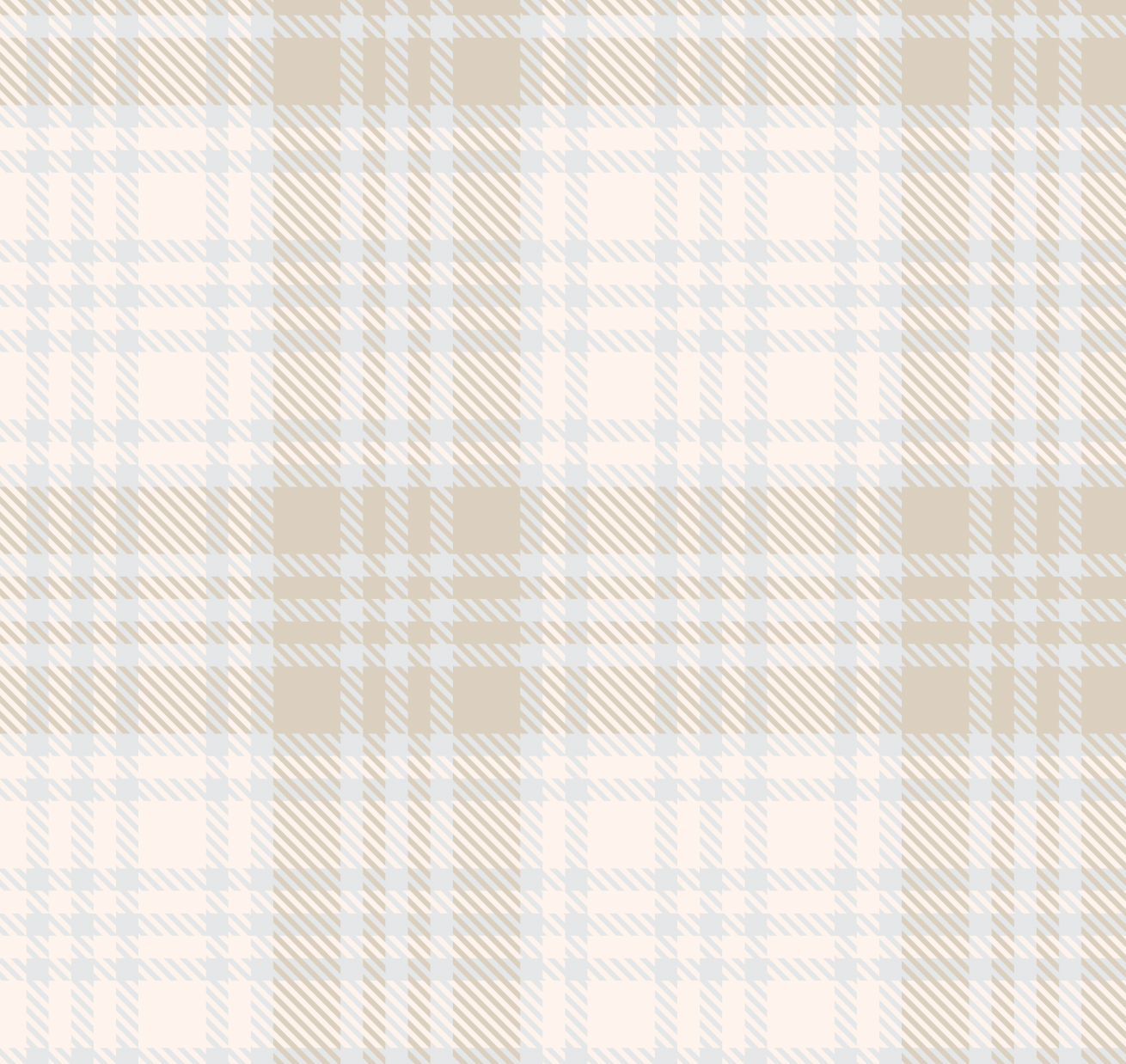 Cuadrillé celeste y café