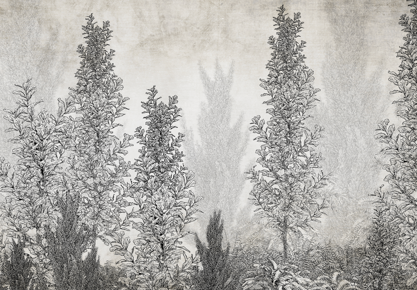 Bosque dibujo textura