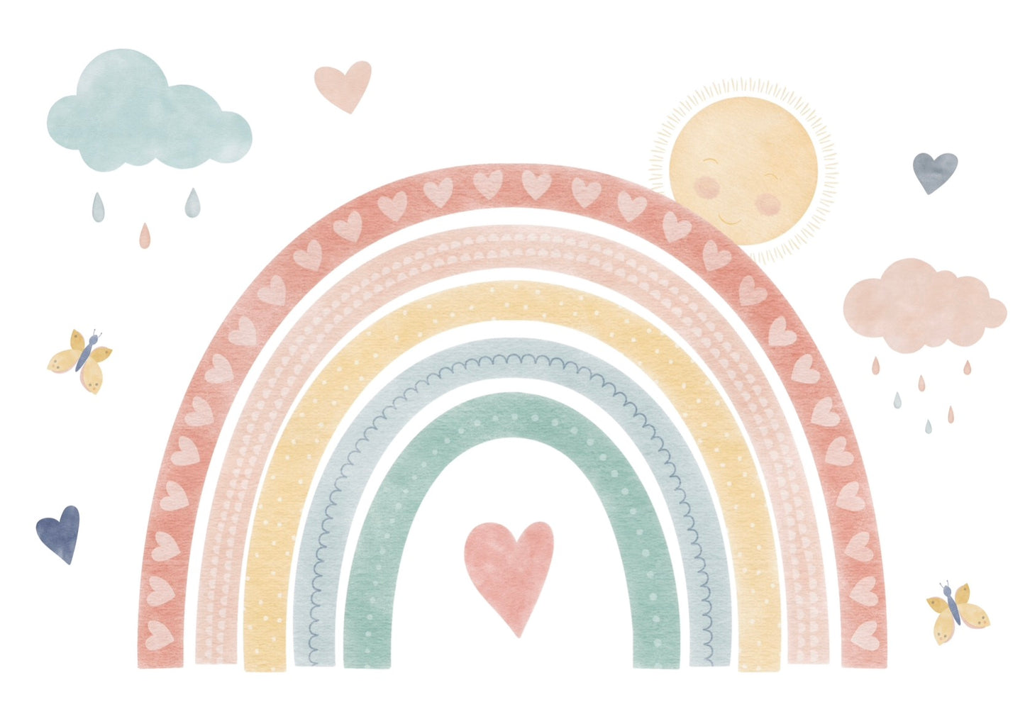 Arcoiris pastel