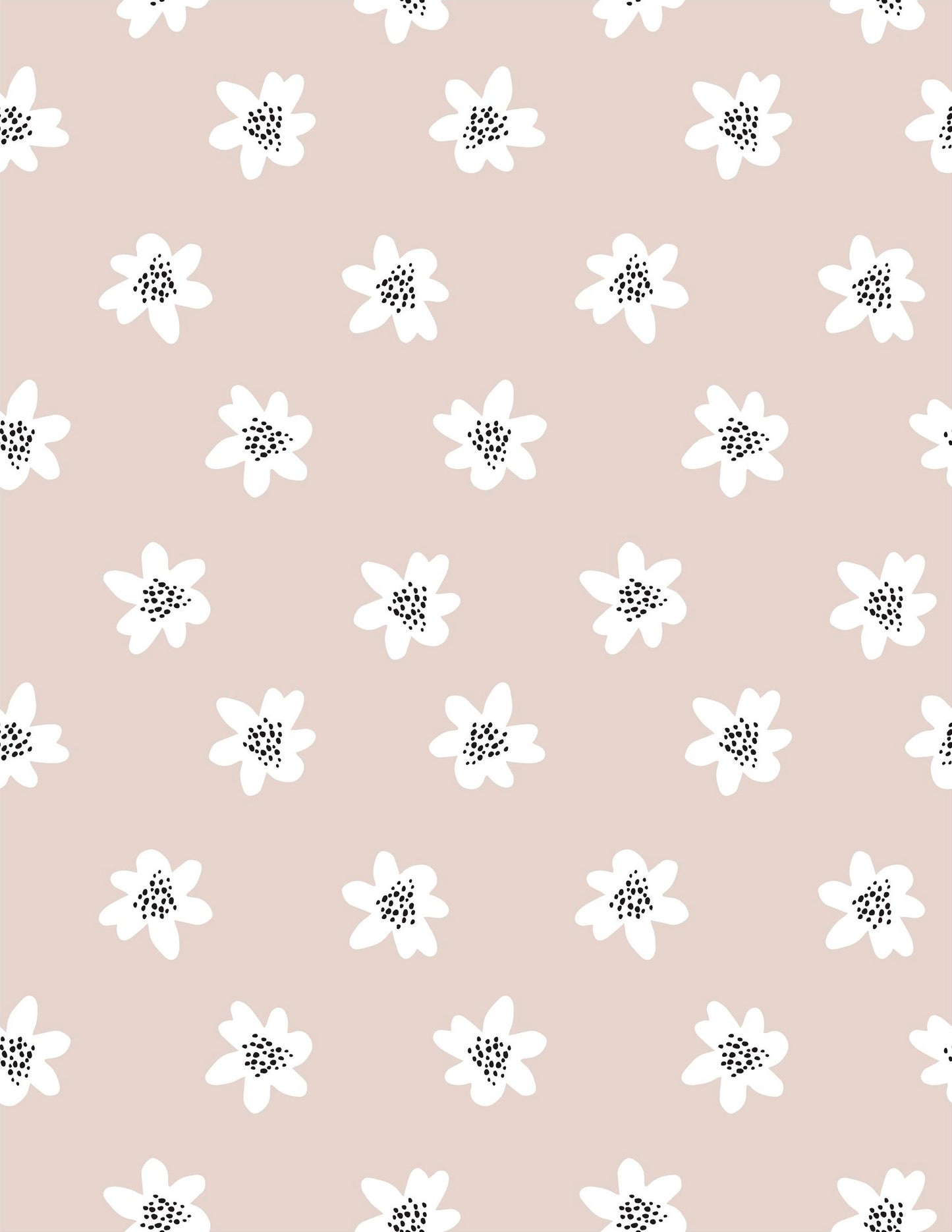 Flores blancas infantil