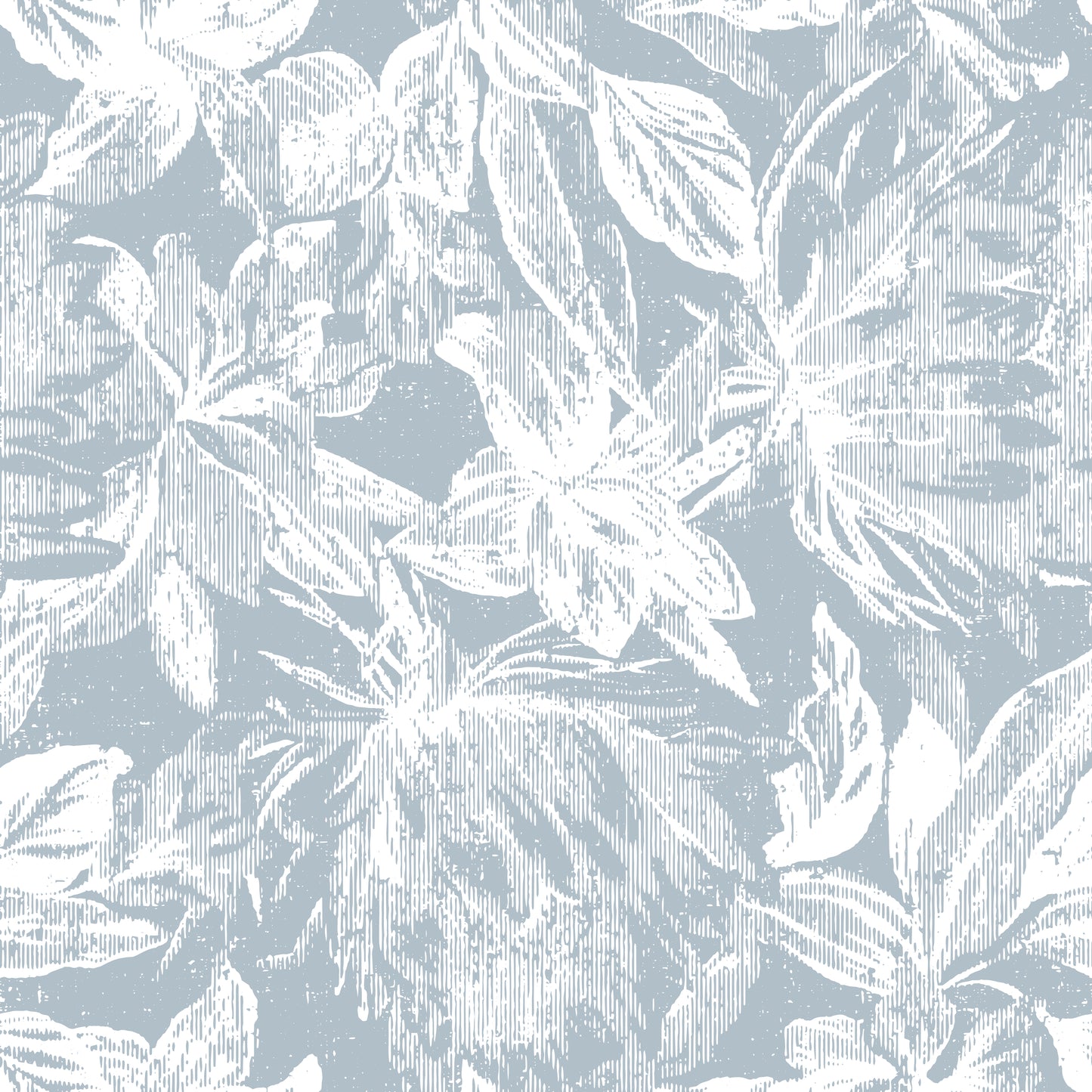 Flores antiguas azul