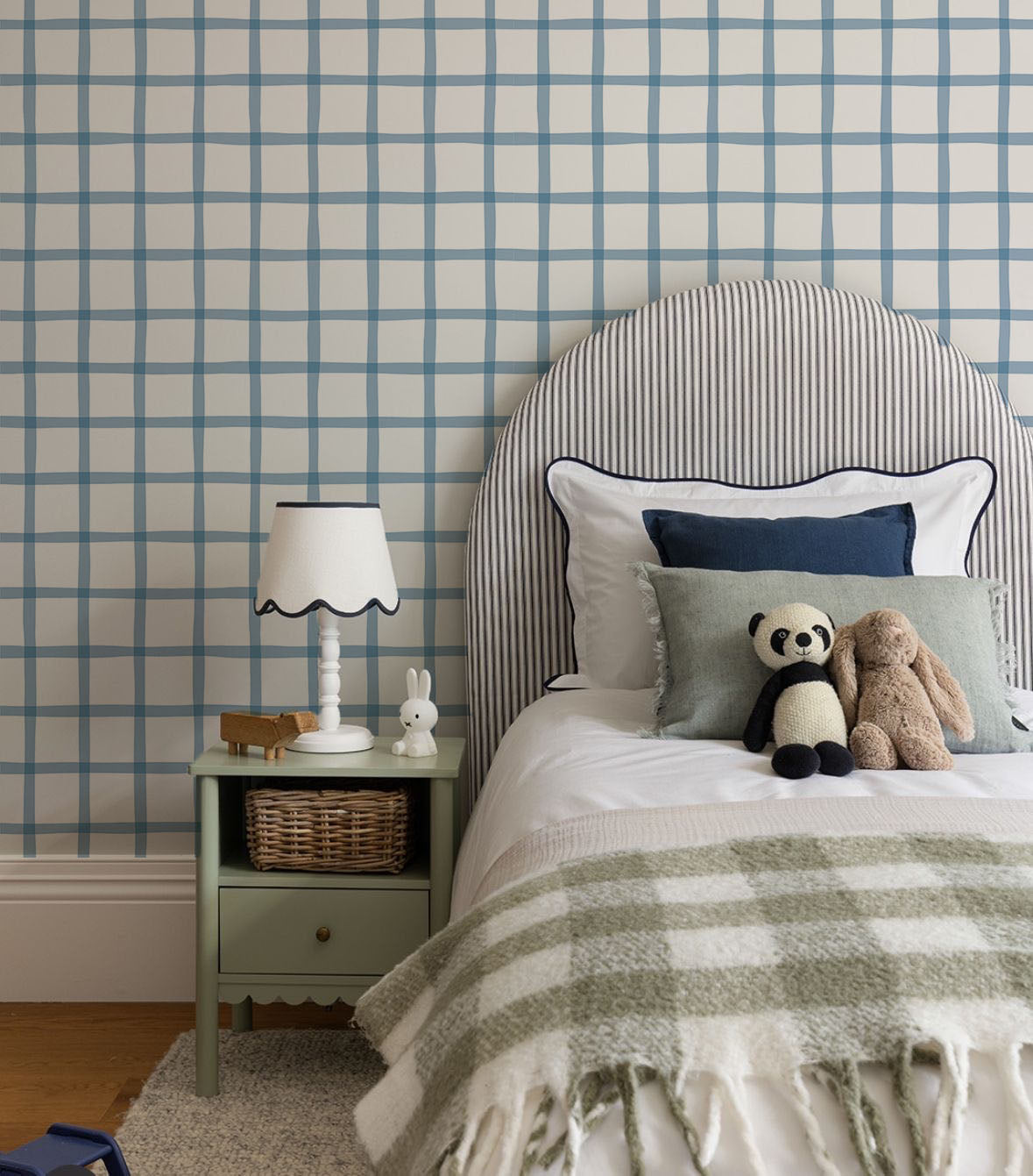 Trama líneas azules