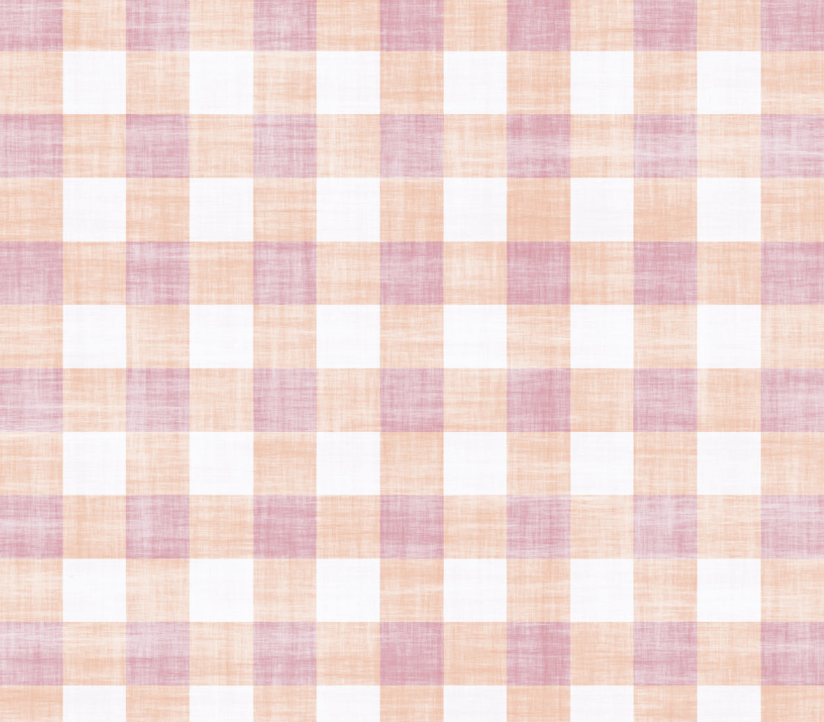 Cuadrille rosa y naranjo