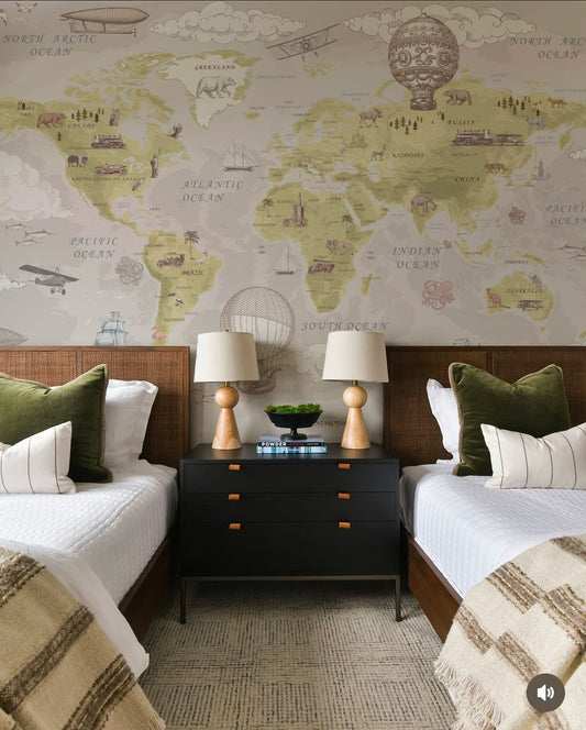 Mapa mundi aire