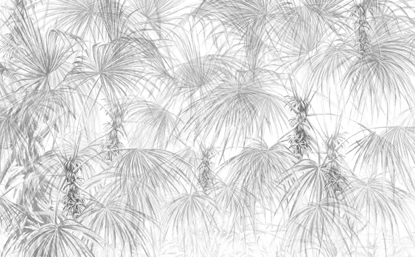 Hojas palmera múltiple