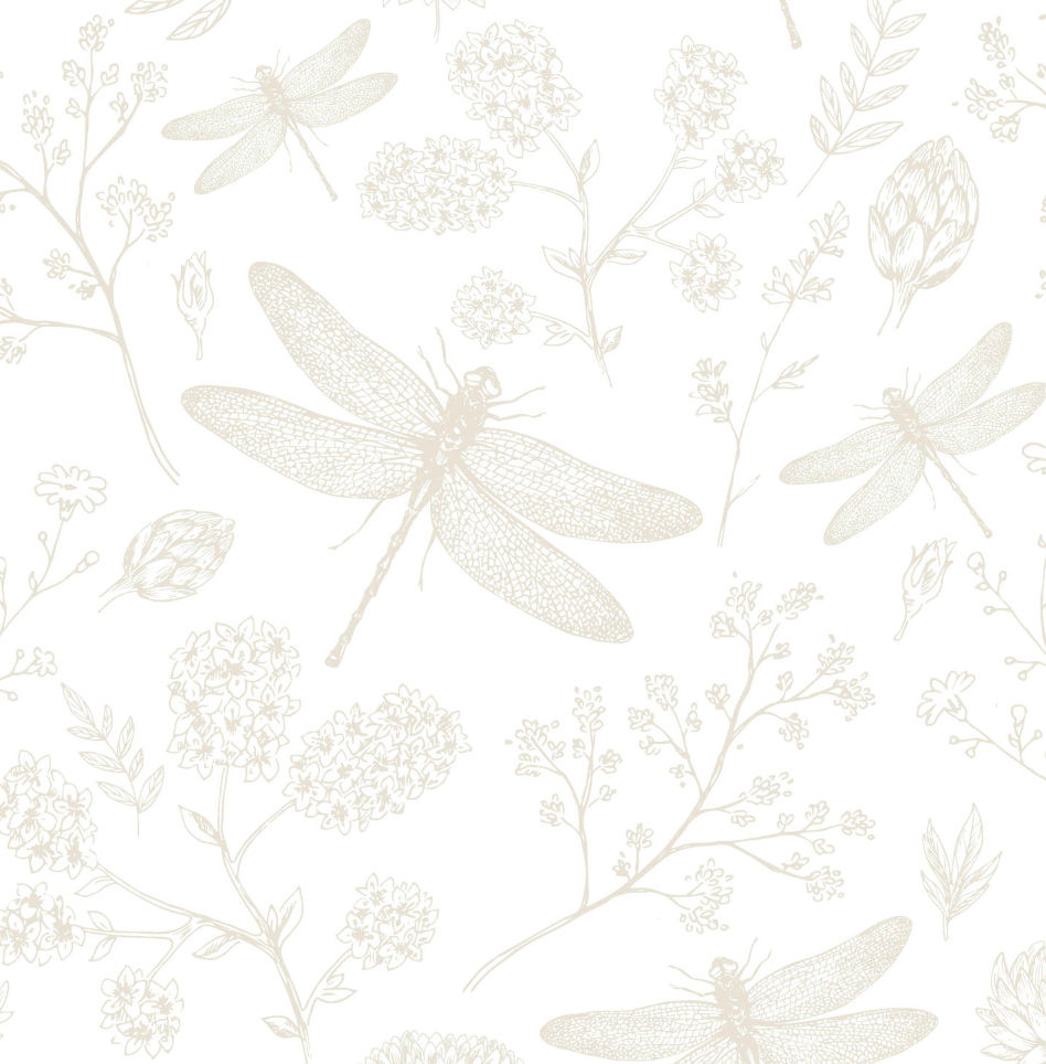 Libelulas beige
