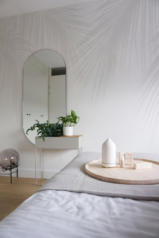 Sombra de palmera beige