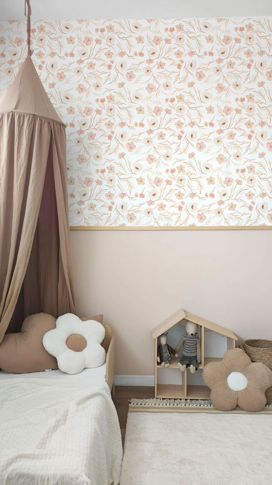 Al viento floral rosa