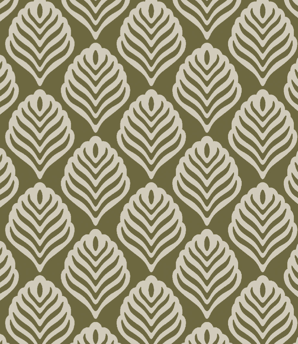 Patrón la hoja verde