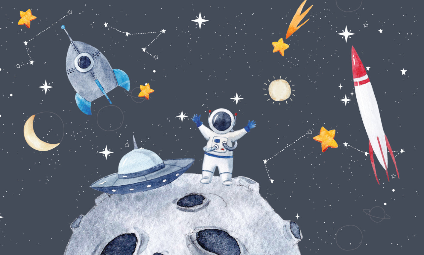 Astronauta sobre la luna