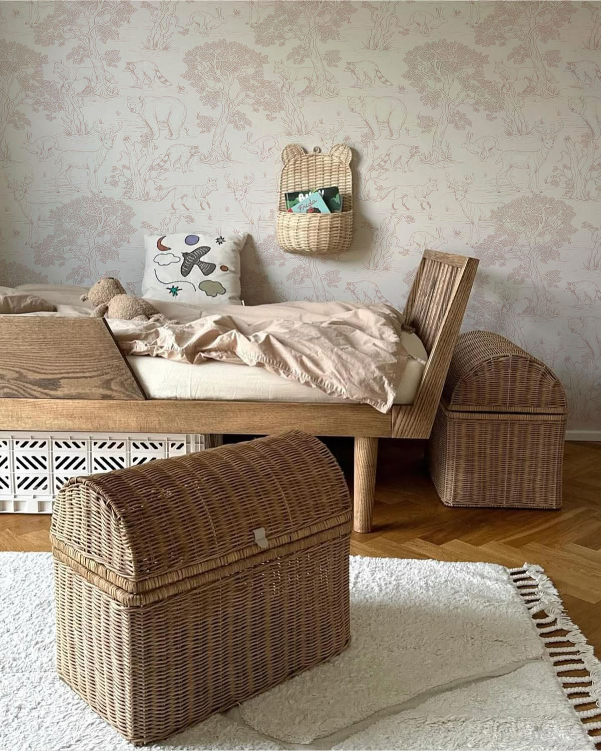 Bosque silvestre rosa