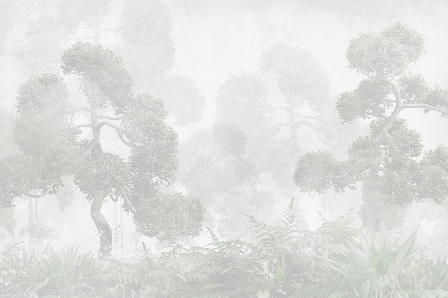 Bosque profundo verde