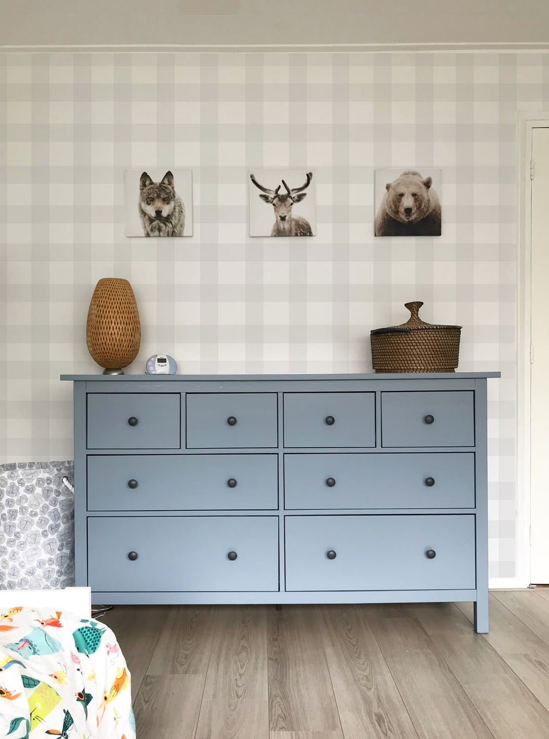 Simple cuadrille gris