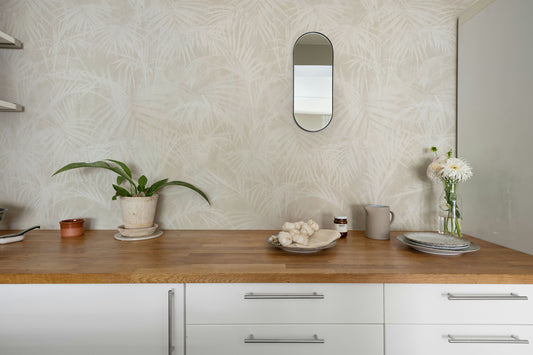 Ramas y textura beige