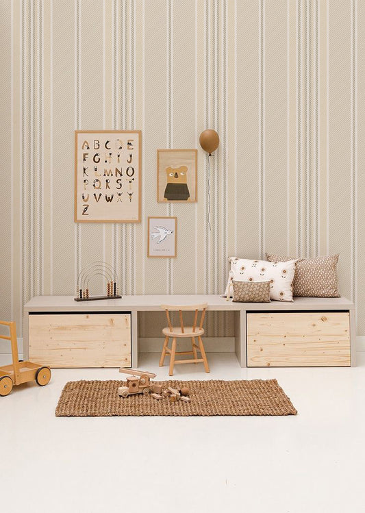 lineas beige pastel